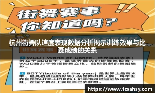 杭州街舞队速度表现数据分析揭示训练效果与比赛成绩的关系